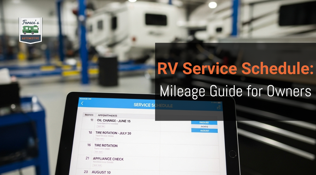 RV Service Schedule: Mileage Guide for Owners