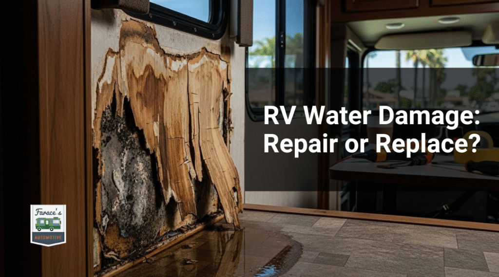 RV Water Damage in Orange County: Repair or Replace?