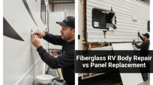 Fiberglass RV Body Repair vs Panel Replacement