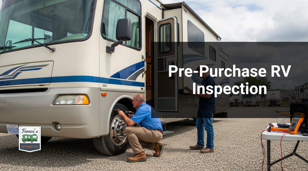 Pre-Purchase RV Inspection in Orange County: What Pros Check