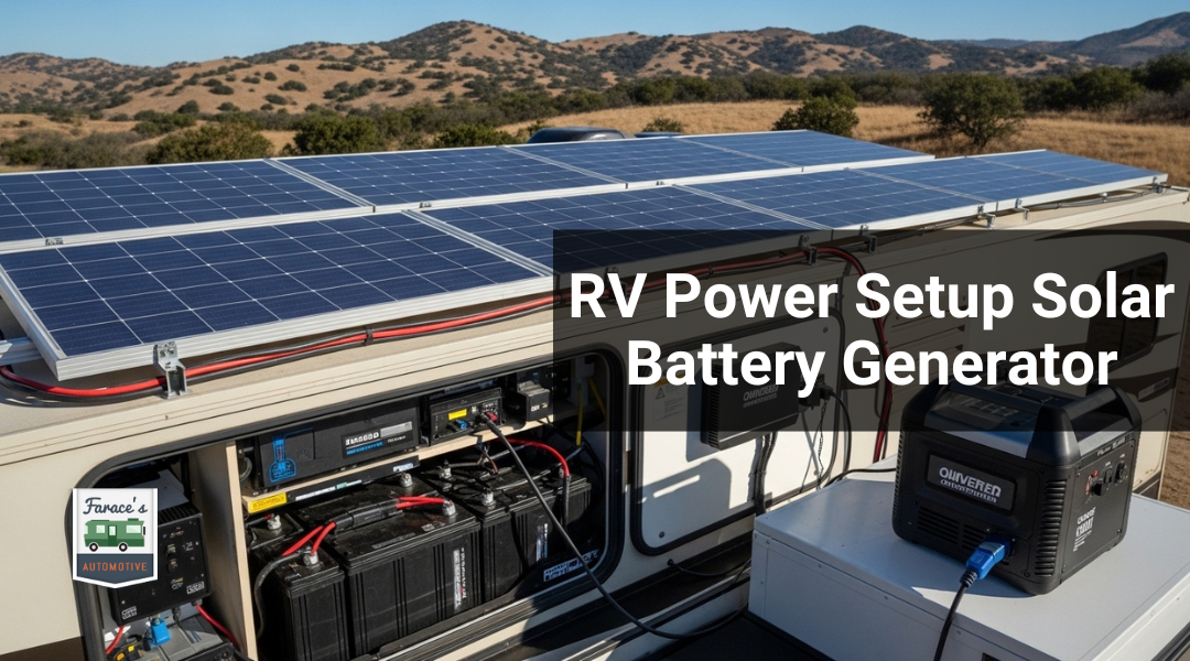 RV Power Setup Solar Battery Generator SoCal Guide